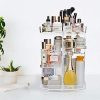 Transform Your Vanity – 360° Rotating Makeup Organizer with Adjustable Layers