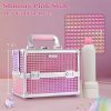 Makeup Train Case Portable Cosmetic Box