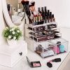 HBlife Makeup Organizer 3 Pieces Acrylic Cosmetic Storage