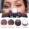 180-Color All-in-One Eyeshadow Palette with Face Blushes and Eyebrow Powders - Ultimate Makeup Kit for Gorgeous Looks Anywhere! ?✨