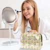 Stylish and Compact Travel Makeup Bag with Zipper - Your Ideal Cosmetic Organizer