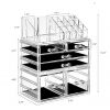 Makeup Organizer 3 Pieces Acrylic Cosmetic Storage