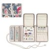 Teamoy Travel Jewelry Roll, Jewelry Storage Bag Organizer