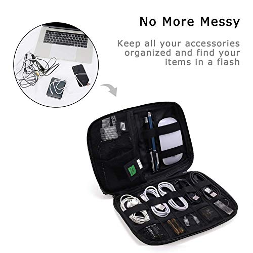 BAGSMART Toiletry Bag and Electronic Organizer