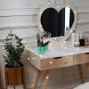LED Liner Acrylic Holder Organizer - 26 Slot Clear Acrylic Organizer for Makeup Brushes, Eyeliners, and Lip Liners with 4 Flashing Modes and 7 Colors