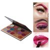 Sparkle and Shine with Our 15-Color Glitter Eyeshadow Palette - Shimmer, Pigmented, and Waterproof