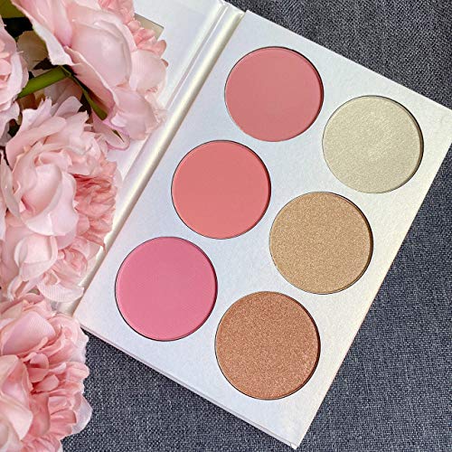51CtmZV5FVL Highlighter & Bronzer Powder Contour Collection Set