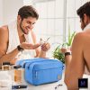 Mens Toiletry Bag or Travel Makeup Bag for Women