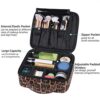 OXYTRA Makeup Bag Leopard Print PU Leather