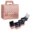 Joligrace Makeup Train Case Cosmetic Box Jewelry