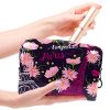 Portable Makeup Bag with Zipper for Women