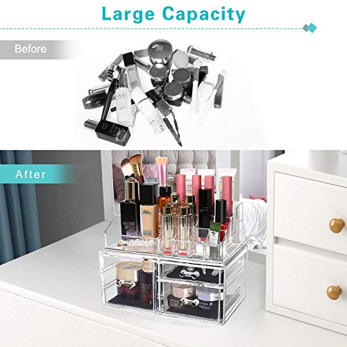 Acrylic Makeup Organizer, Clear Cosmetic Storage Organizer