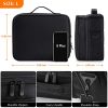 Kootek Large Travel Makeup Bag 3-Layer Cosmetic Train Case