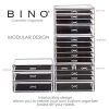 BINO 4 Drawer Acrylic Jewelry and Makeup Organizer