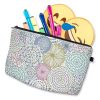 Cosmetic Bag for Women,Deanfun Mandala Flowers