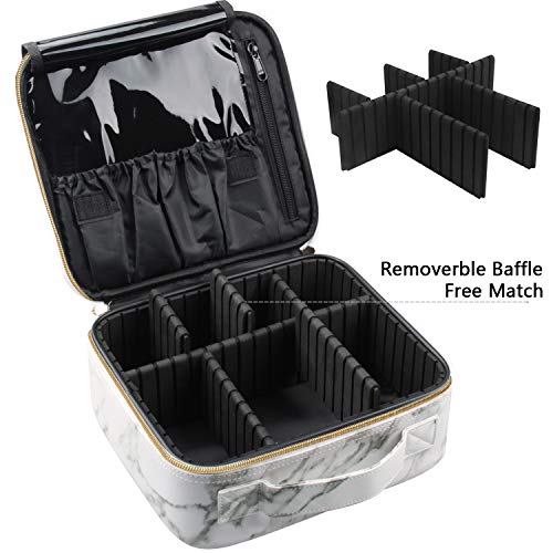Marble Makeup Bag Makeup Organizer Bag Travel Train Case