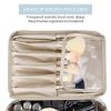 Chic Beauty Organizer: Versatile Travel Makeup Bag in Elegant Blue