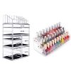 InnSweet 3 Layer Nail Polish Rack and Makeup Organizer