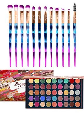EYESEEK Eyeshadow Palette Makeup Brushes Set