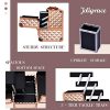 Joligrace Makeup Train Case Cosmetic Box Jewelry