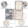 Teamoy Travel Jewelry Roll, Jewelry Storage Bag Organizer