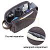 Waterproof shaving bag and toiletry organizer for men