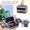 Makeup Train Case Large Storage Cosmetic Trolley 4 in 1 Large
