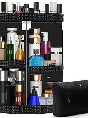 Awenia Makeup Organizer 360-Degree Rotating