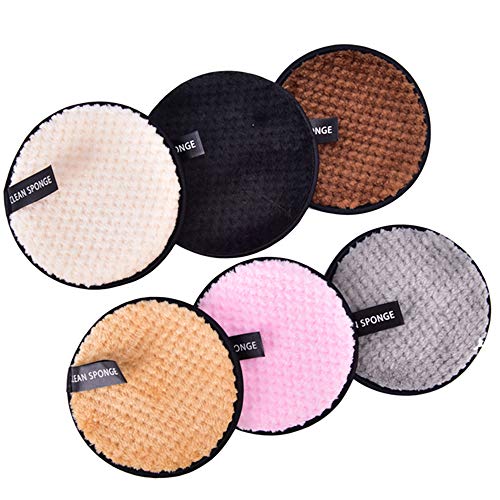 51HPnzT5SPL.SL1500 Makeup Remover Pads, Reusable Washable Face Cleaning Cloths