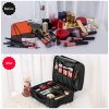Kootek Large Travel Makeup Bag 3-Layer Cosmetic Train Case
