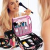 Makeup Case Large Professional Cosmetic Train Case Organizer