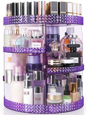 HEMTROY 360 Degree Rotating Makeup Organizer