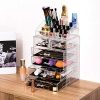 Large Cosmetic Makeup and Jewelry Storage Case Display