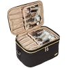 Double Layer Travel Makeup Bag: Your Beauty Organizer on the Go