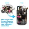 BROOKSTONE 360° Spin Beauty Show Case - Your Ultimate Makeup Organization Solution