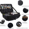 Large Capacity Makeup Case 3 Layers Cosmetic Organizer Brush Bag