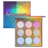 UCANBE Kaleidoscope Holographic Highlighter Palette – 9 dazzling shades for a radiant, multi-dimensional glow with built-in mirror