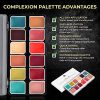 12 Color Complexion Alcohol Activated Makeup Palette Kit