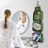 Journey Toiletry Bag for Males: Your Compact, Waterproof Travel Companion in Olive Inexperienced