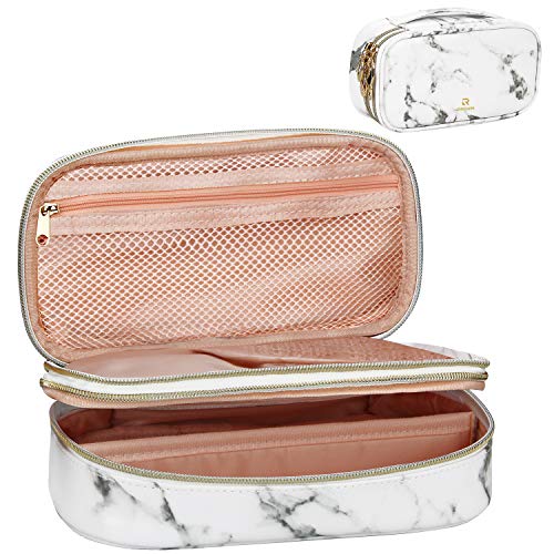 Relavel Makeup Bag Makeup Case 2-Layer