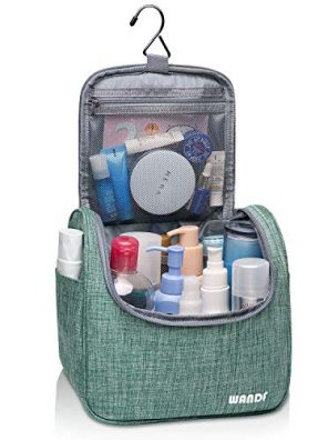 WANDF Hanging Toiletry Bag Travel Cosmetic Organizer