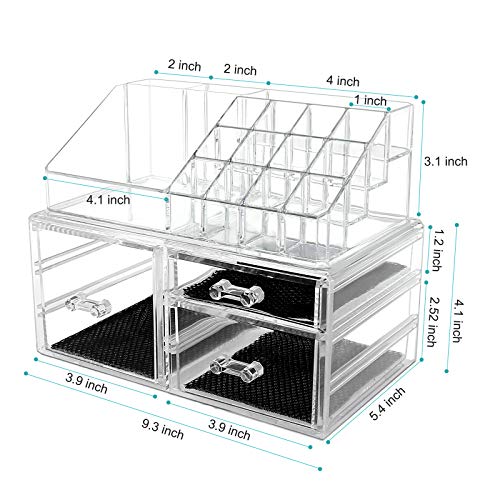 Acrylic Makeup Organizer, Clear Cosmetic Storage Organizer