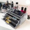 Makeup and Jewelry Storage Case with 3 Large Drawers