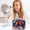 Portable Makeup Bag with Zipper for Women