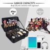 Travel Makeup Case 3-Layers with Adjustable Dividers