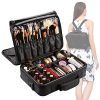 VASKER Large Makeup Case 3 Layers Professional Waterproof