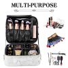 GZCZ Travel Makeup Bag Train Case 10.2'' Cosmetic Bag