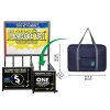 Journey Duffel Bag - Dark Blue Water Resistant Nylon for Smart Travel Packing