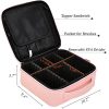 Makeup Bag Travel Cosmetic Bag Case Large Leather Cosmetic