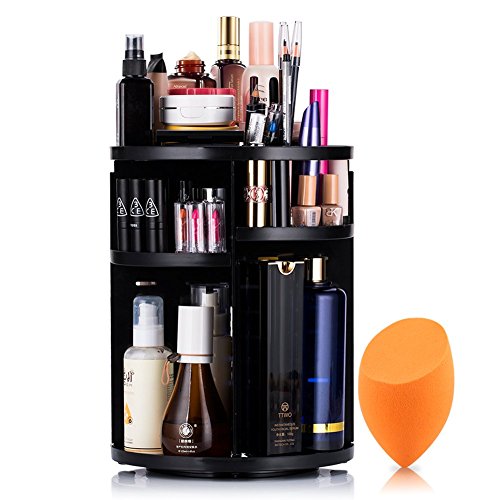 360 Degree Rotating Large Makeup Organizer